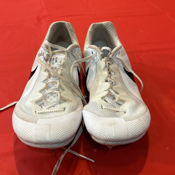 Nike Running Spikes Size 7 White and Black - Picture 2 of 3